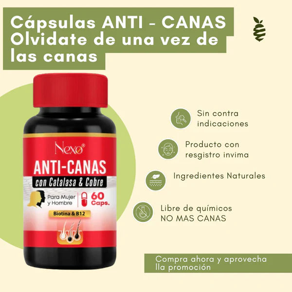 Cápsulas eliminador de canas NEXO ANTI CANAS