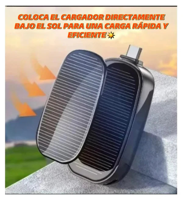 Cargador de energía Solar portátil