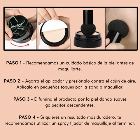 CC Cream Moisture Cushion | Base de Alta Cobertura + LABIAL NOVO